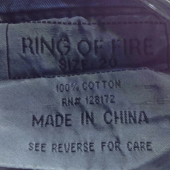 Ring of Fire Boy's Blue Cargo Shorts - Size 20 - Picture 5 of 6